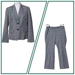 NWOT Talbots Petites Size 16P Blazer Sz 16W Pants Heritage Glen Plaid Mismatched